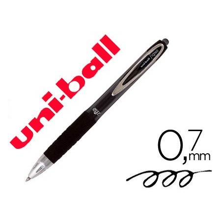 12un ESFEROGRAFICA UNI-BALL ROLLER UMN-207 RETRATIL 0,7 MM C