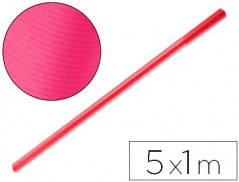 PAPEL KRAFT LIDERPAPEL FUCSIA ROLO 5X1 MT