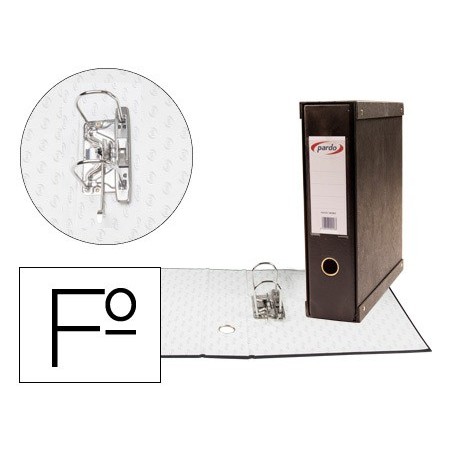 MODULO PARDO 1 PASTA DE ARQUIVO DE ALAVANCA FOLIO 2 ANEIS DE