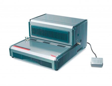 Encadernadora eletrica yosan 5:1 passo 64 perfura 25 folhas