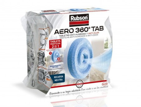RECARGA PASTILHA DESUMIDIFICADOR RUBSON AERO 360