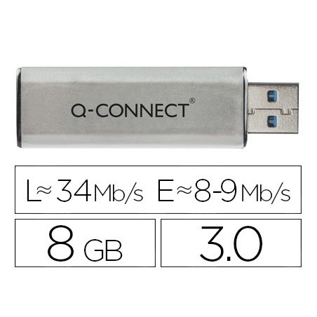 MEMORIA Q-CONNECT FLASH USB 8GB 3.0