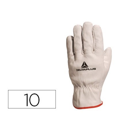 LUVAS DELTAPLUS PELE DE VACA COR CINZA TAMANHO 10