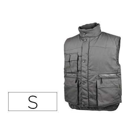 COLETE DETALPLUS MULTIBOLSOS CINTURA ELASTICA COR CINZA TAMA