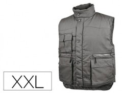 COLETE DETALPLUS MULTIBOLSOS CINTURA ELASTICA COR CINZA TAMA