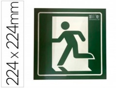 PICTOGRAMA SYSSA SINAL DE SAIDA DE EMERGENCIA ESQUERDA EM PV