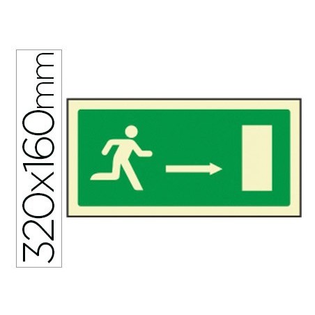 PICTOGRAMA SYSSA SINAL DE SAIDA EMERGENCIA F. DIREITA  EM PV