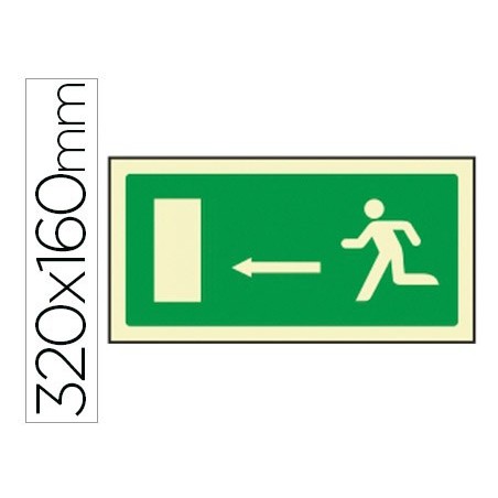 PICTOGRAMA SYSSA SINAL DE SAIDA EMERGENCIA F. ESQUERDA EM PV