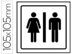 PICTOGRAMA SYSSA SINAL DE CASA DE BANHO HOMENS E MULHERES  E