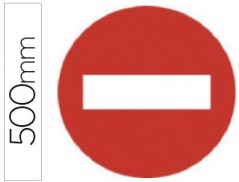 PICTOGRAMA SYSSA SINAL SENTIDO PROIBIDO EM AÇO GALVANIZADO 