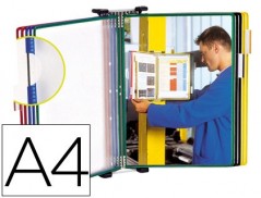 PORTA CATALOGO PAREDE METALICO TARIFOLD  CON 10 BOLSAS DIN A