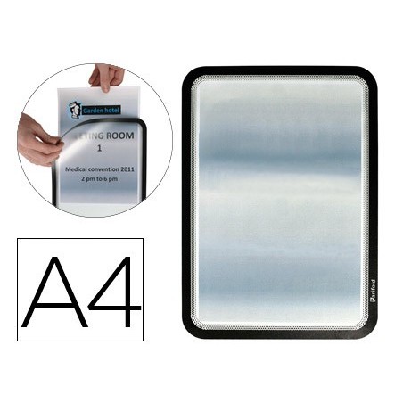 MOLDURA PORTA-ANUNCIO MAGNETICO TARIFOLD DIN A4 EN PVC COR P