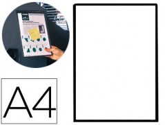 BOLSA PARA PENDURAR TARIFOLD PVC DIN A4 ANEL METALICO PRETO