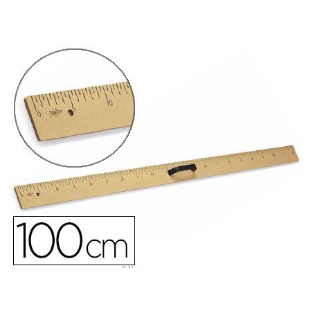 REGUA FAIBO DE PLASTICO IMITACAO EM MADEIRA 1MT