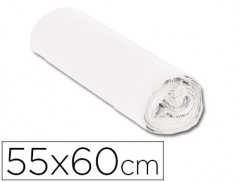 SACO DE LIXO DOMESTICO BRANCO COM AUTO FECHO  55 X 60 CM  RO