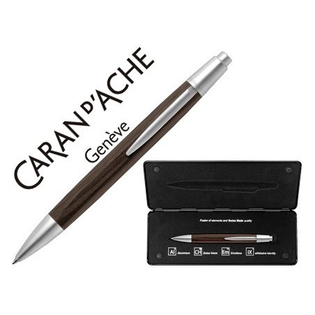ESFEROGRÁFICA CARAN D'ACHE ALCHEMIX CORPO MADEIRA WENGE ADOR