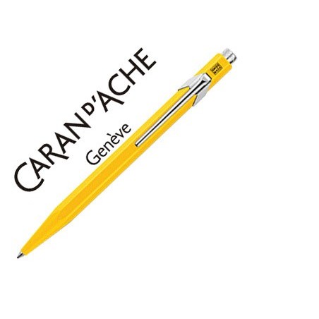 ESFEROGRÁFICA CARAN D'ACHE 849 AMARELO PONTA MEDIA