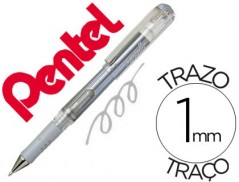 12un ROLLER PENTEL HYBRID GEL K230M PONTA DE 1,0 MM COR PRAT