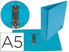 PASTA DE 2 ANEIS 40 MM REDONDOS LIDERPAPEL A5 CARTAO FORRADO
