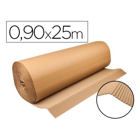 CARTAO ONDULADO Q-CONNECT 0,90X25M 250 G/M2 KRAFT