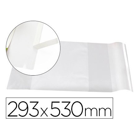 25un FORRA LIVROS LIDERPAPEL COM ABA AJUSTAVEL ADESIVO 293 X