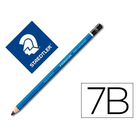 12un LAPIS DE GRAFITE STAEDTLER MARS LUMOGRAPH 100 7B UNIDAD
