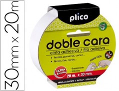 FITA ADESIVA PLICO DUPLA FACE 30MM X 20M