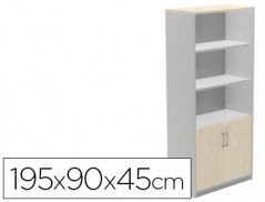 ARMARIO ROCADA COM QUATRO PRATELEIRAS E DUAS PORTAS INFERIOR