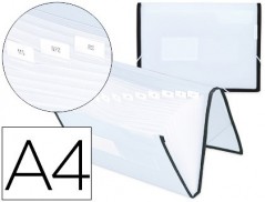 PASTA CLASSIFICADORA COM FOLE LIDERPAPEL A4, OPACAS, 13 DEPA