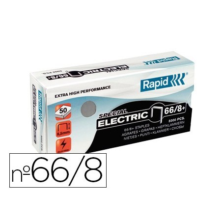 AGRAFES RAPID N? 66/8+ GALVANIZADOS SUPER STRONG CAIXA DE 50