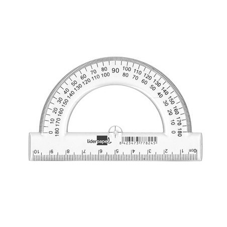 TRANSFERIDOR LIDERPAPEL 10 CM PLASTICO