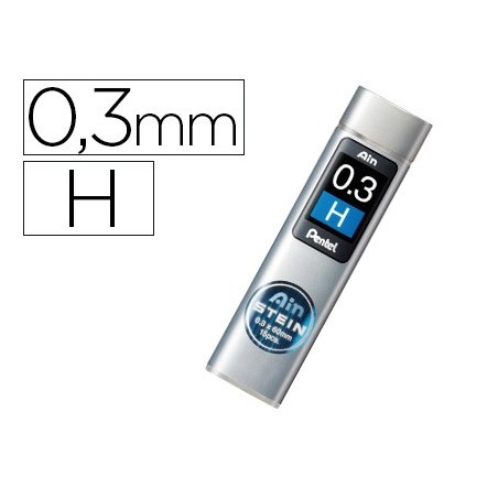 12un MINAS PENTEL AIN STEIN 0.3 H ESTOJO COM 15 MINAS