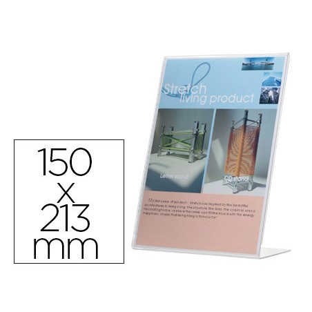 EXPOSITOR SECRETARIA Q-CONNECT COM fORMA DE L METACRILATO ME