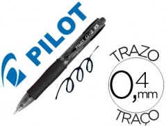 12un ESFEROGRAFICA PILOT G-2 PIXIE PRETA TINTA GEL RETRACTIL