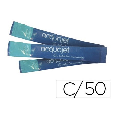 AÇUCAR BRANCO ACQUAJET COM PALETINA SAQUETAS DE 7 G EMBALAGE