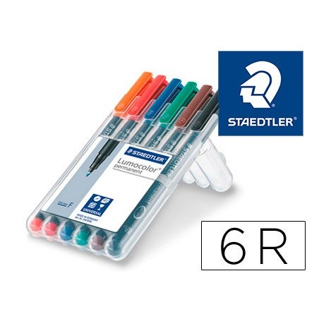 Marcador Staedtler Lumocolor Retroprojeccao 318-5 ponta 0,6m
