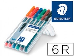MARCADOR STAEDTLER LUMOCOLOR RETROPROJECCAO 317-5 PONTA 0,8-