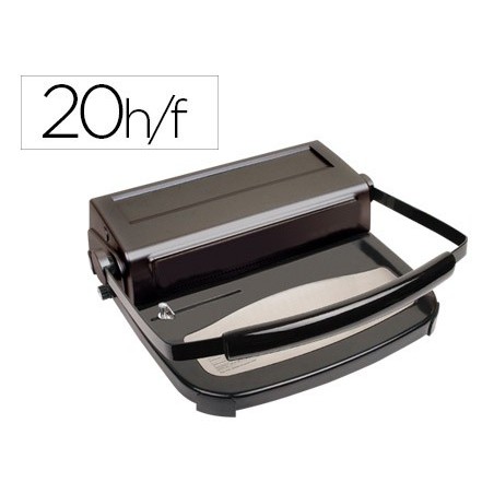 Encadernadora para espiral yosan 64u passo 5:1 perfura 20 fo