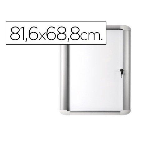 VITRINA DE ANUNCIO BI-OFFICE MAGNETICA 816X688 MM PARA EXTER