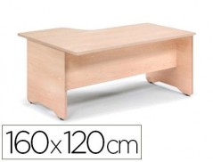 ALA PARA MESA ROCADA SERIE WORK 160X120 CM DIREITA ACABAMENT