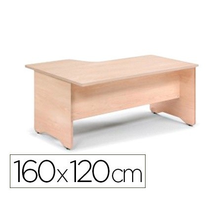 ALA PARA MESA ROCADA SERIE WORK 160X120 CM DIREITA ACABAMENT