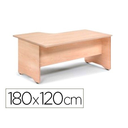 ALA PARA MESA ROCADA SERIE WORK 180X120 CM DIREITA ACABAMENT