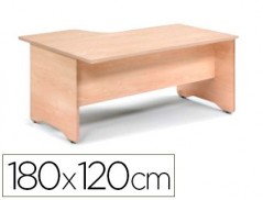 ALA PARA MESA ROCADA SERIE WORK 180X120 CM DIREITA ACABAMENT