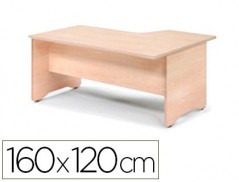 ALA PARA MESA ROCADA SERIE WORK 160X120 CM ESQUERDA ACABAMEN