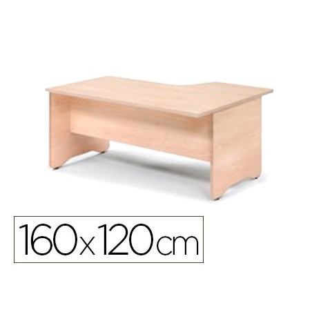 ALA PARA MESA ROCADA SERIE WORK 160X120 CM ESQUERDA ACABAMEN