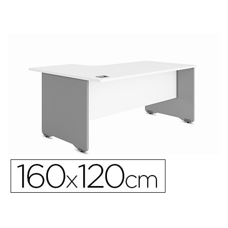 ALA PARA MESA ROCADA SERIE WORK 160X120 CM ESQUERDA ACABAMEN