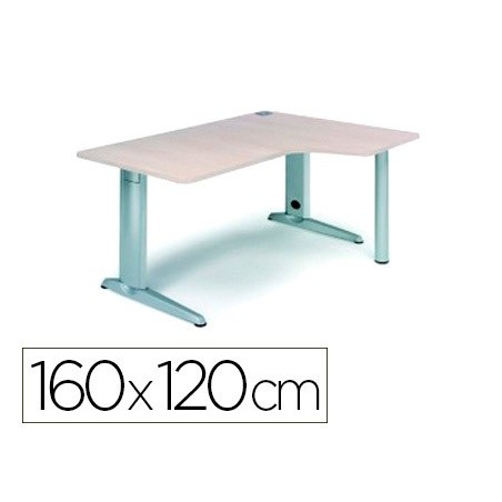 ALA PARA MESA ROCADA SERIE METAL 160X120 CM DIREITA ACABAMEN