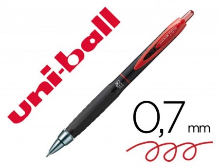 12un ESFEROGRÁFICA UNI-BALL ROLLER UMN-307 RETRACTIL 0,7 MM