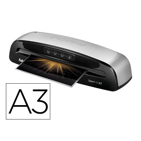 PLASTIFICADORA FELLOWES SATURN 3I DIN A3 2 ROLOS SISTEMA ANT