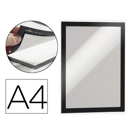 MOLDURA PORTA ANUNCIOS DURABLE MAGNETICO DIN A4 DORSO ADESIV